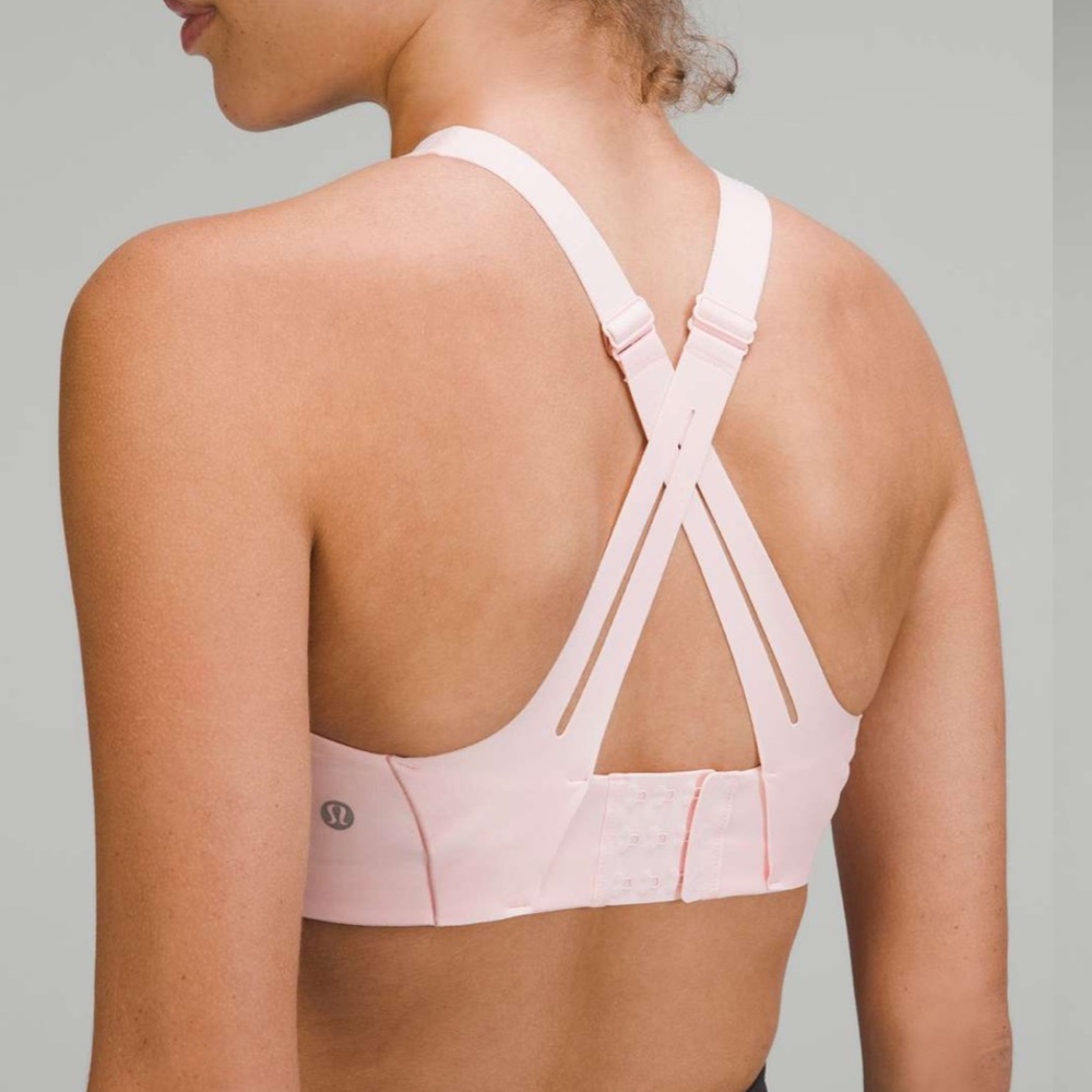 NWT | Lululemon Strawberry Milkshake/Rose Mauve AirSupport Bra | 32DD - Picture 2 of 5